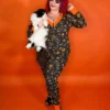Shop Sour+Plus SOURPUSS CLASSIC HALLOWEEN ONE PIECE PAJAMAS
