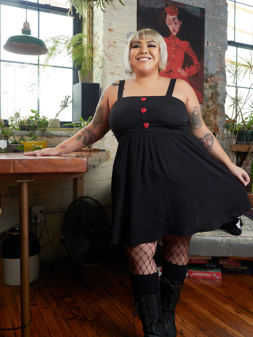 SOURPUSS BLACK GAUZY DRESS What's New 3 SOURPUSS BLACK GAUZY DRESS What's New