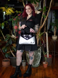 SOURPUSS NOKTURNAL BAT SILVER BOWLER Shop Sourpuss