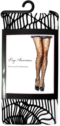 None DISTRESSED NET STOCKINGS