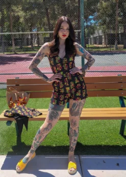 SOURPUSS TINY TIKI SARONG PLAYSUIT What's New