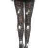 None Accessories BLACK & WHITE SPIDERWEB PRINT TIGHTS 2 None Accessories BLACK & WHITE SPIDERWEB PRINT TIGHTS