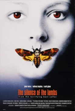 None SILENCE OF THE LAMBS MOVIE POSTER Back In Stock