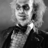 None BEETLEJUICE BLACK AND WHITE PORTRAIT POSTER