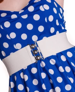 Accessories HELL BUNNY RETRO BELT WHITE