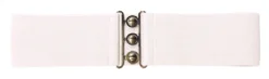 Accessories HELL BUNNY RETRO BELT WHITE