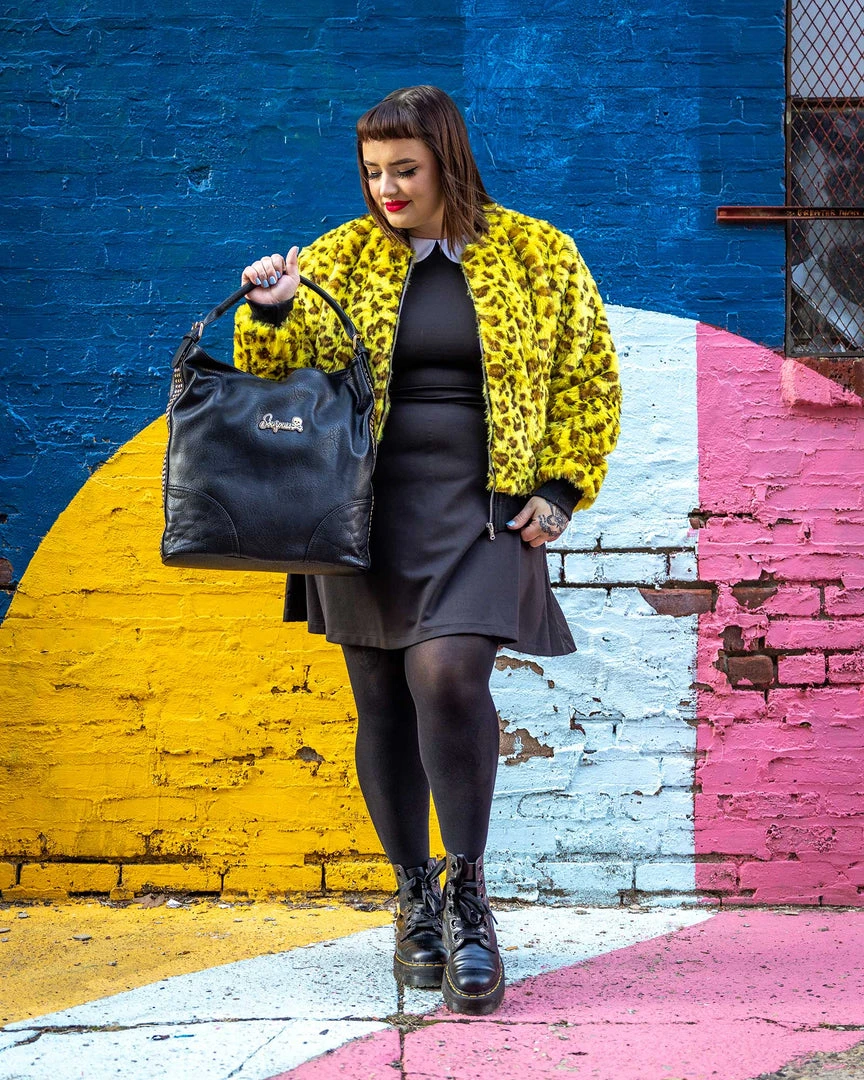 Shop Sourpuss SOURPUSS STUDS & WEB HOBO PURSE 9 Shop Sourpuss SOURPUSS STUDS & WEB HOBO PURSE