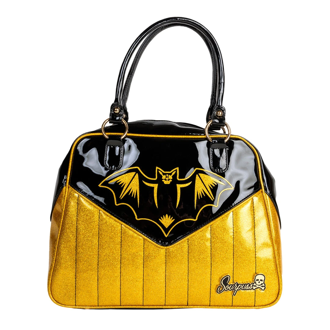 SOURPUSS NOKTURNAL BAT GOLD BOWLER Shop Sourpuss 3 SOURPUSS NOKTURNAL BAT GOLD BOWLER Shop Sourpuss