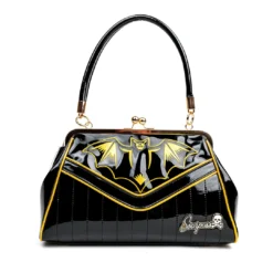 SOURPUSS NOKTURNAL BAT GOLD KISSLOCK PURSE Shop Sourpuss