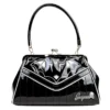Shop Sourpuss SOURPUSS NOKTURNAL BAT SILVER KISSLOCK PURSE