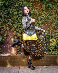 SOURPUSS NOKTURNAL BAT GOLD BOWLER Shop Sourpuss