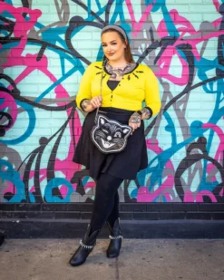 Shop Sourpuss SOURPUSS JINX THE CAT PURSE 13 Shop Sourpuss SOURPUSS JINX THE CAT PURSE