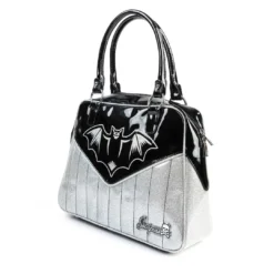 SOURPUSS NOKTURNAL BAT SILVER BOWLER Shop Sourpuss