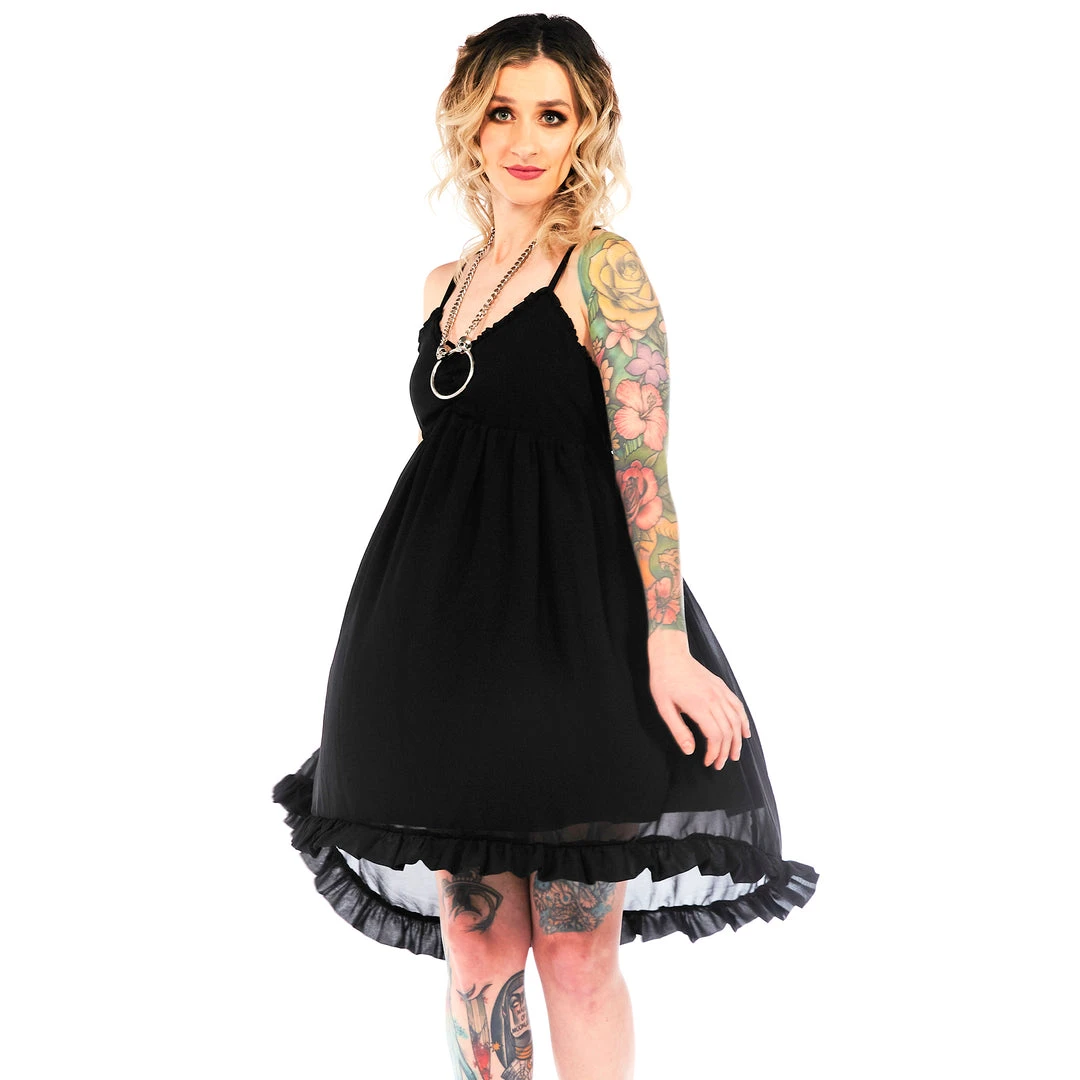 Shop Sour+Plus SOURPUSS BLACK HI-LO DRESS 5 Shop Sour+Plus SOURPUSS BLACK HI-LO DRESS