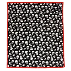 SOURPUSS LUST FOR SKULLS BLANKET Haunted Homewares