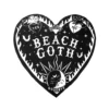 KILLSTAR BEACH GOTH HEART TOWEL