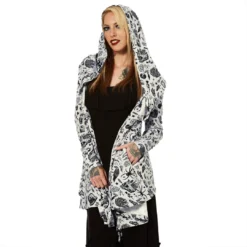 SOURPUSS NIGHT WALKER HOODED CARDIGAN 11 SOURPUSS NIGHT WALKER HOODED CARDIGAN
