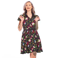SOURPUSS ELECTRIC EYEBALLS LYDIA DRESS Neon Dreams 14 SOURPUSS ELECTRIC EYEBALLS LYDIA DRESS Neon Dreams