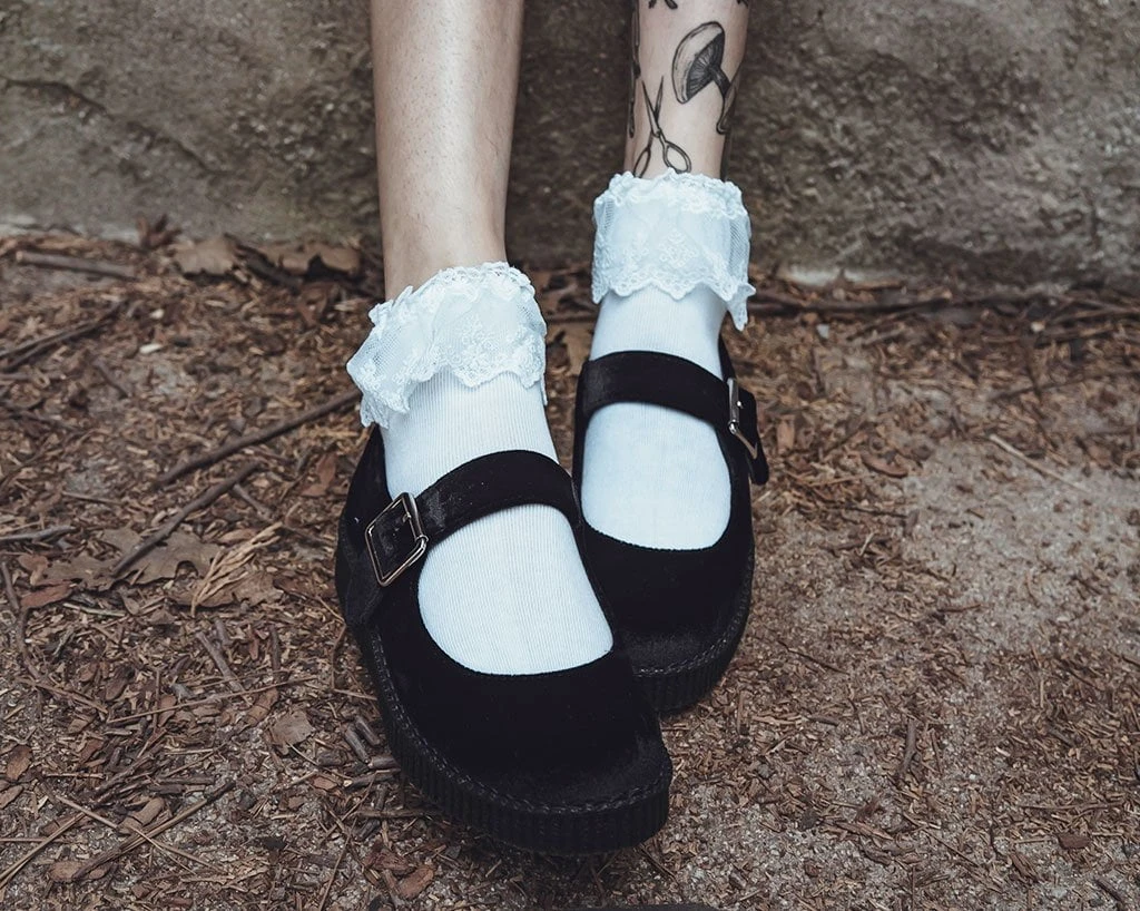 T.U.K. VELVET VIVA II MARY JANE BLACK Footwear 4 T.U.K. VELVET VIVA II MARY JANE BLACK Footwear