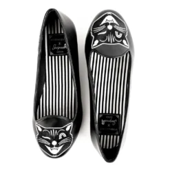 Shop Sourpuss STRANGECVLT X SOURPUSS LIMITED EDITION JINX THE CAT FLATS