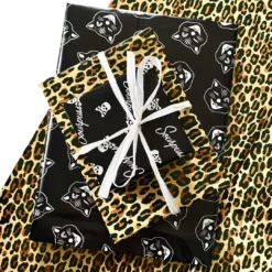 Shop Sourpuss SOURPUSS GIFT WRAP SET SOURPUSS LOGO/LEOPARD