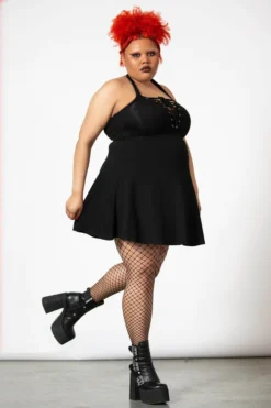 What's New KILLSTAR GOTHICA HALTER DRESS