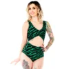 SOURPUSS GREEN ZEBRA MONOKINI What's New
