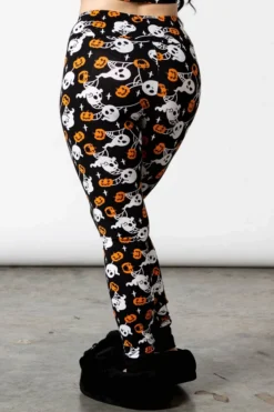 Shop Sour+Plus KILLSTAR HAUNTED PUMPKIN LOUNGE LEGGINGS