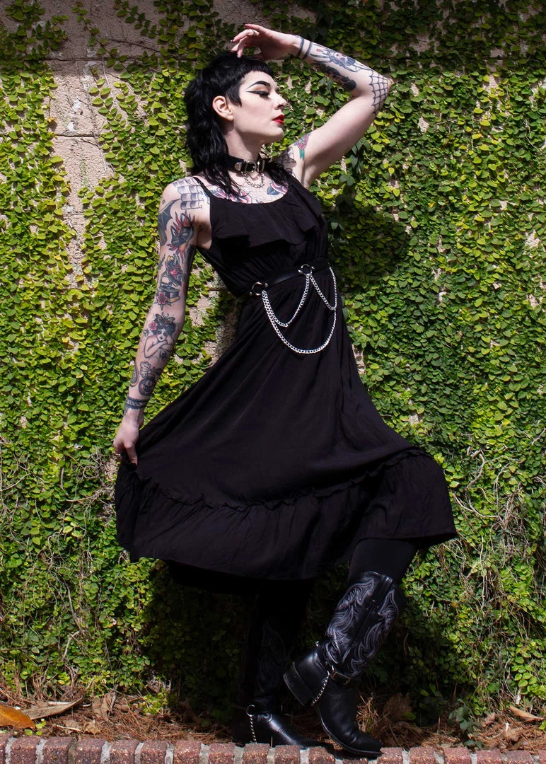 Shop Sour+Plus SOURPUSS BLACK STEVIE DRESS 3 Shop Sour+Plus SOURPUSS BLACK STEVIE DRESS