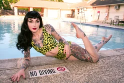 SOURPUSS BATTY LEOPARD MONOKINI 11 SOURPUSS BATTY LEOPARD MONOKINI