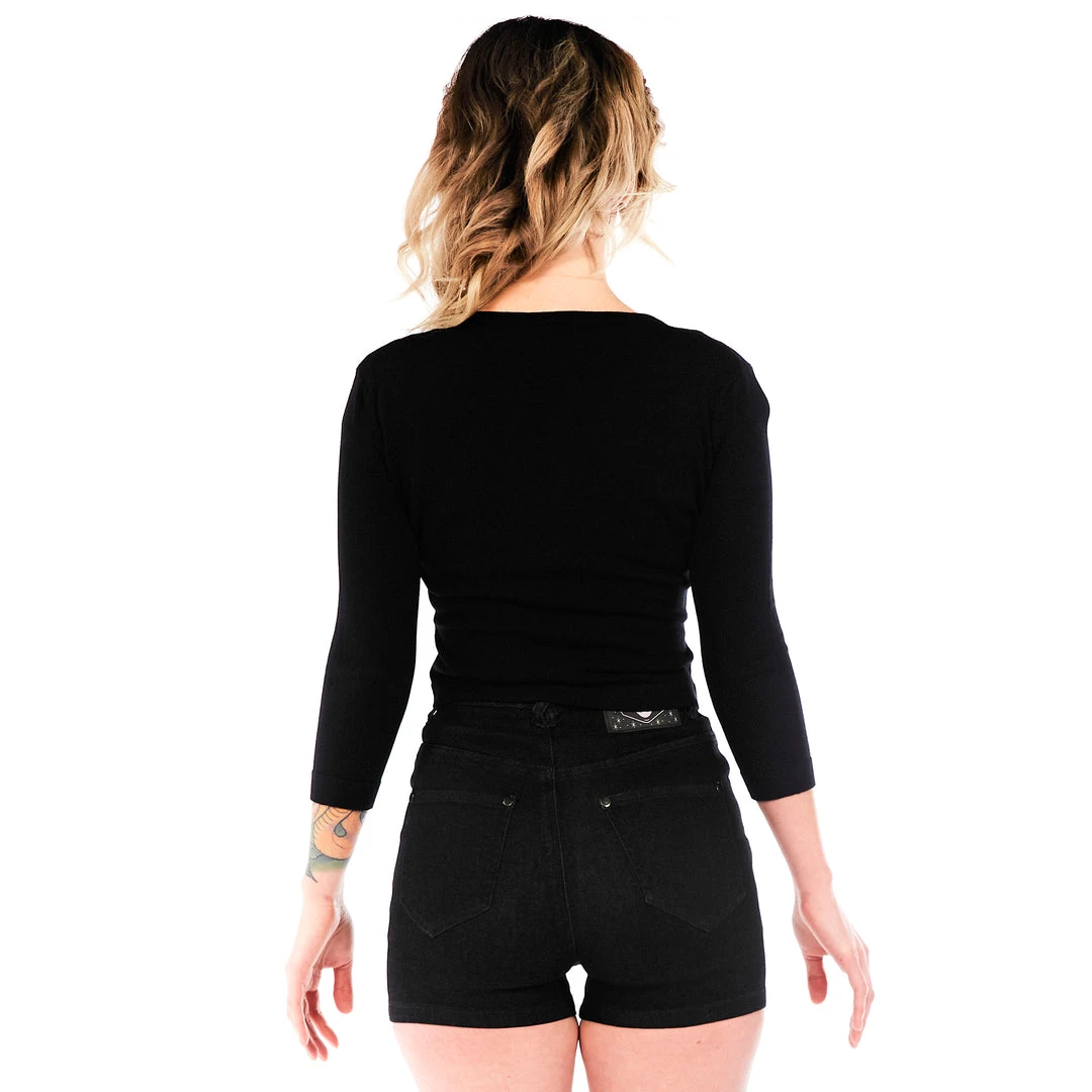 SOURPUSS HELL KITTEN CROPPED CARDIGAN 7 SOURPUSS HELL KITTEN CROPPED CARDIGAN