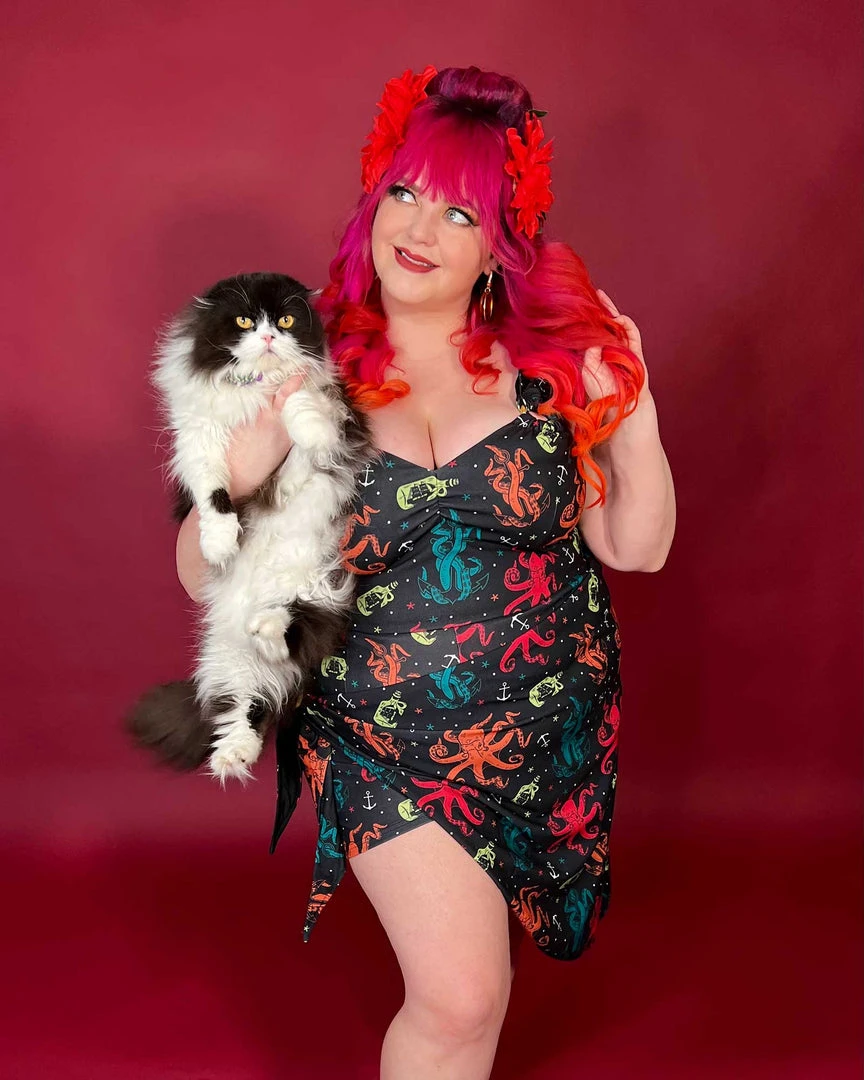 SOURPUSS UNDER THE SEA SARONG PLAYSUIT 3 SOURPUSS UNDER THE SEA SARONG PLAYSUIT