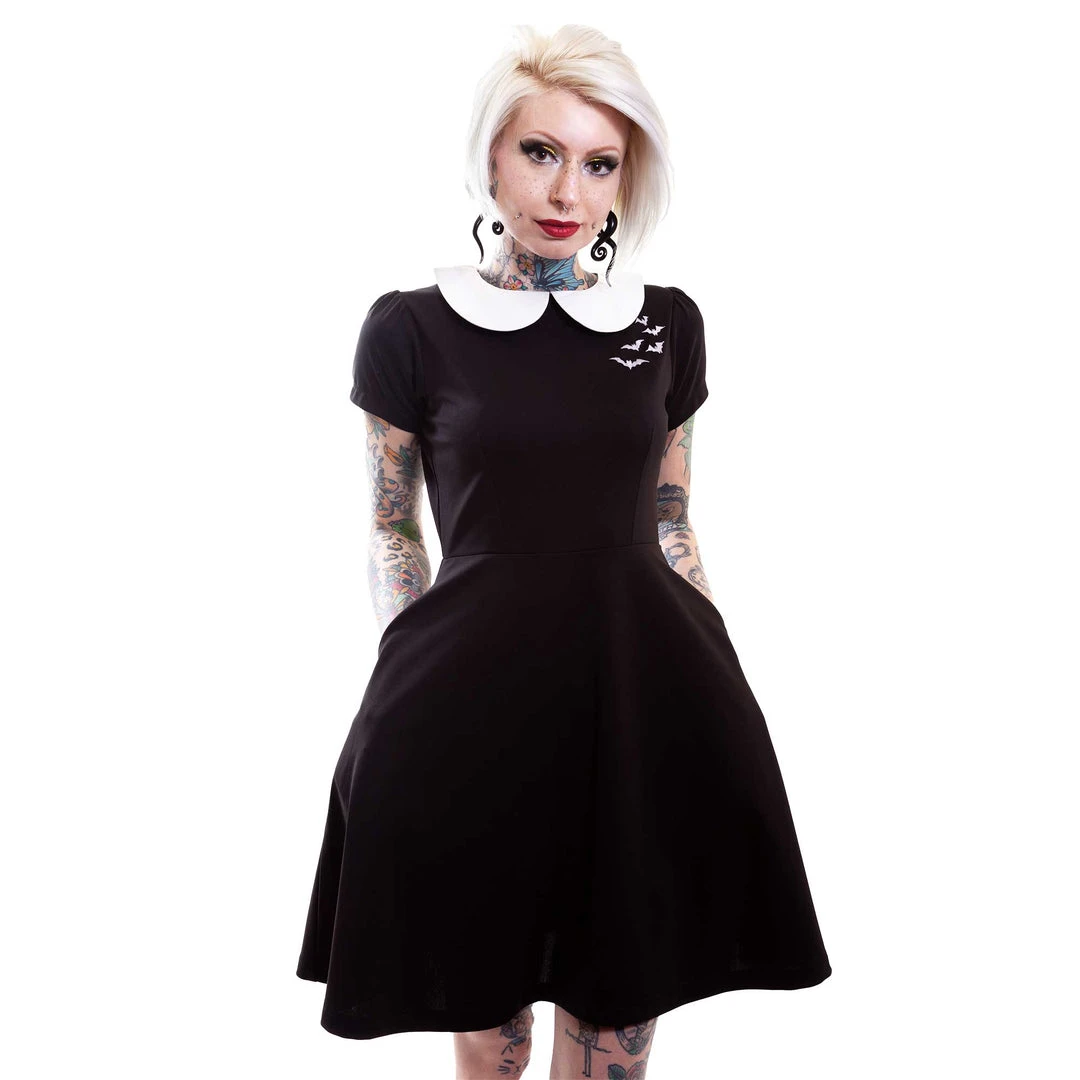 Shop Sour+Plus GHOUL TROUBLE ROUND COLLAR BATS DRESS 6 Shop Sour+Plus GHOUL TROUBLE ROUND COLLAR BATS DRESS