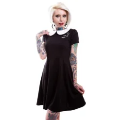Shop Sour+Plus GHOUL TROUBLE ROUND COLLAR BATS DRESS 10 Shop Sour+Plus GHOUL TROUBLE ROUND COLLAR BATS DRESS