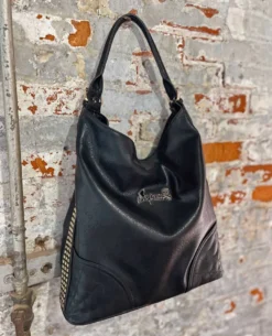 Shop Sourpuss SOURPUSS STUDS & WEB HOBO PURSE