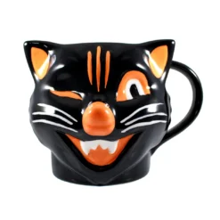 SOURPUSS BLACK CAT MUG Haunted Homewares