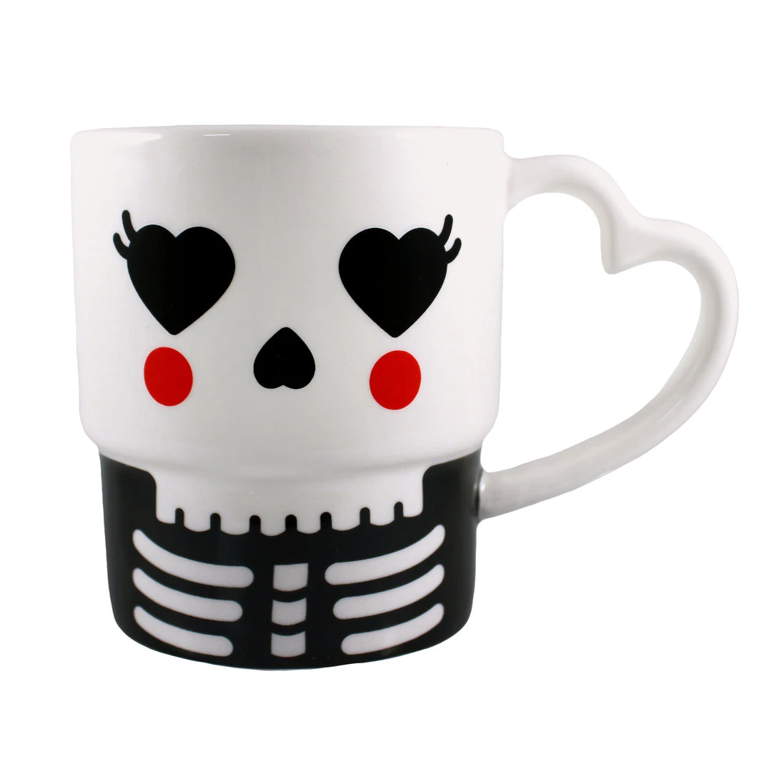 SOURPUSS LADY SKULL MUG 4 SOURPUSS LADY SKULL MUG