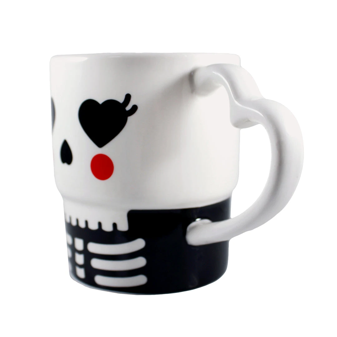 SOURPUSS LADY SKULL MUG 5 SOURPUSS LADY SKULL MUG