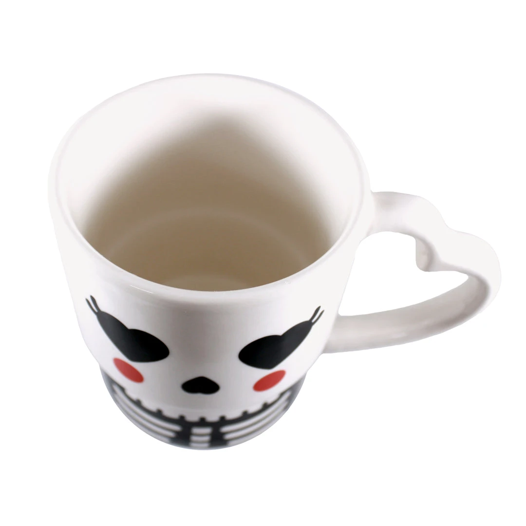 SOURPUSS LADY SKULL MUG 7 SOURPUSS LADY SKULL MUG