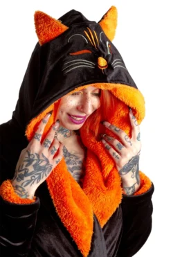 Shop Sour+Plus SOURPUSS JINX THE CAT ROBE