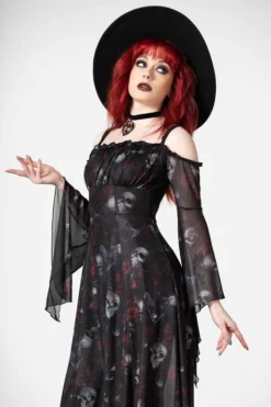 What's New KILLSTAR MYSTIC MEADOW MESH MAXI DRESS
