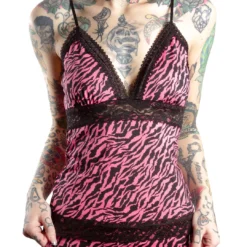 Neon Dreams SOURPUSS PIZZAZZ CAMI TANKTOP PINK ZEBRA 14 Neon Dreams SOURPUSS PIZZAZZ CAMI TANKTOP PINK ZEBRA