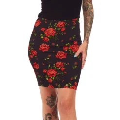 SOURPUSS ROSE GARDEN MIDI SKIRT Shop Sour+Plus