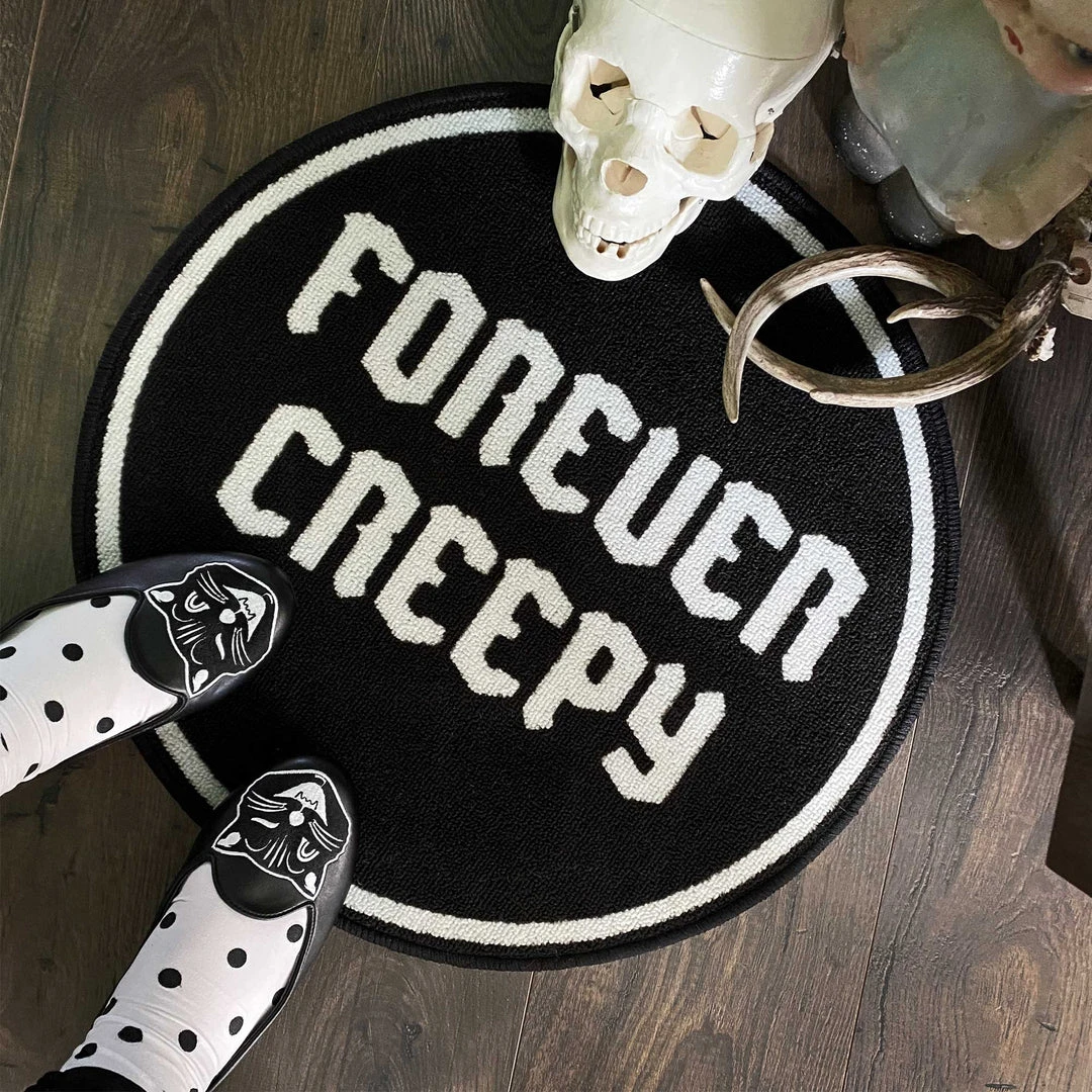 Haunted Homewares SOURPUSS FOREVER CREEPY RUG 3 Haunted Homewares SOURPUSS FOREVER CREEPY RUG