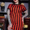 SOURPUSS STRIPED RINGER TEE DRESS What's New