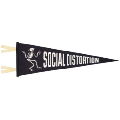 I'm With The Band OXFORD PENNANT X SOCIAL DISTORTION SKELLY PENNANT