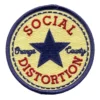 OXFORD PENNANT X SOCIAL DISTORTION STAR EMBROIDERED PATCH I'm With The Band
