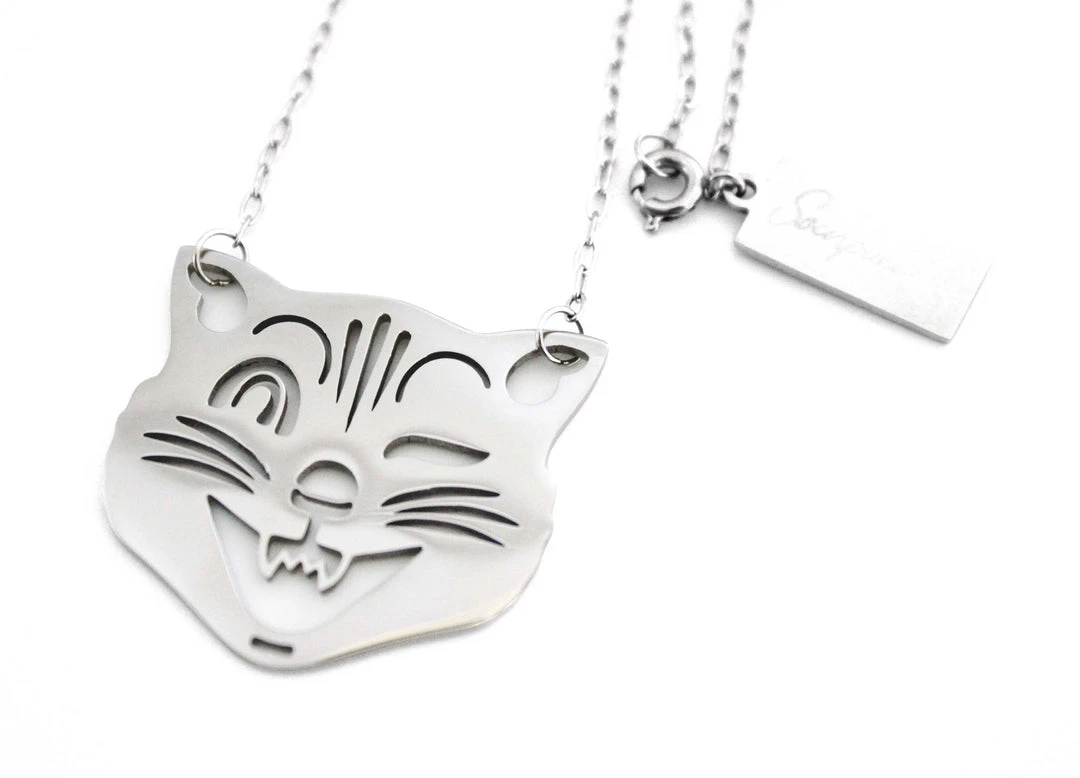 What's New SOURPUSS JINX THE CAT NECKLACE 4 What's New SOURPUSS JINX THE CAT NECKLACE