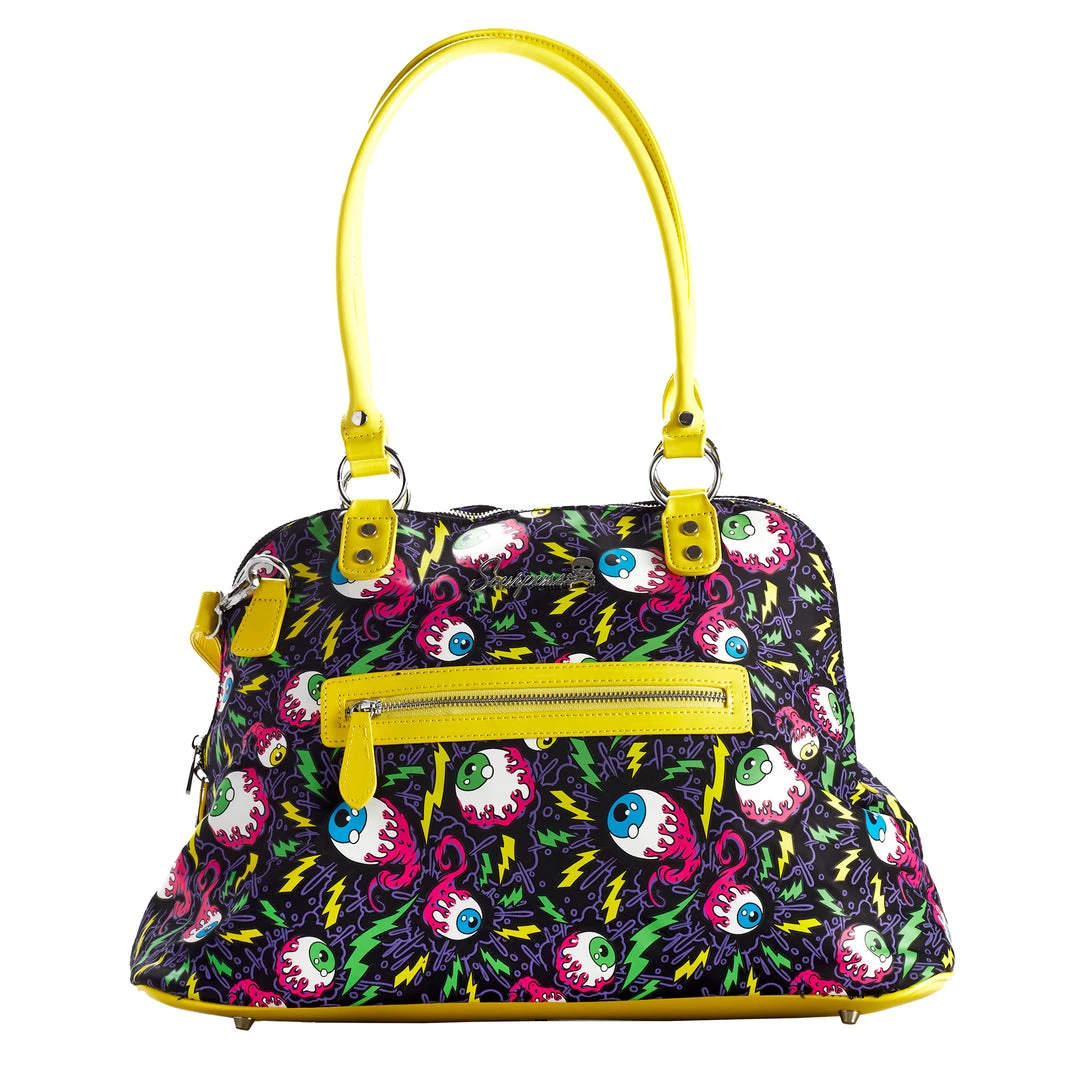 SOURPUSS ELECTRIC EYEBALLS TRAVEL BAG 3 SOURPUSS ELECTRIC EYEBALLS TRAVEL BAG