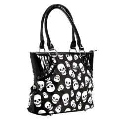 SOURPUSS LUST FOR SKULLS SHOULDER BAG
